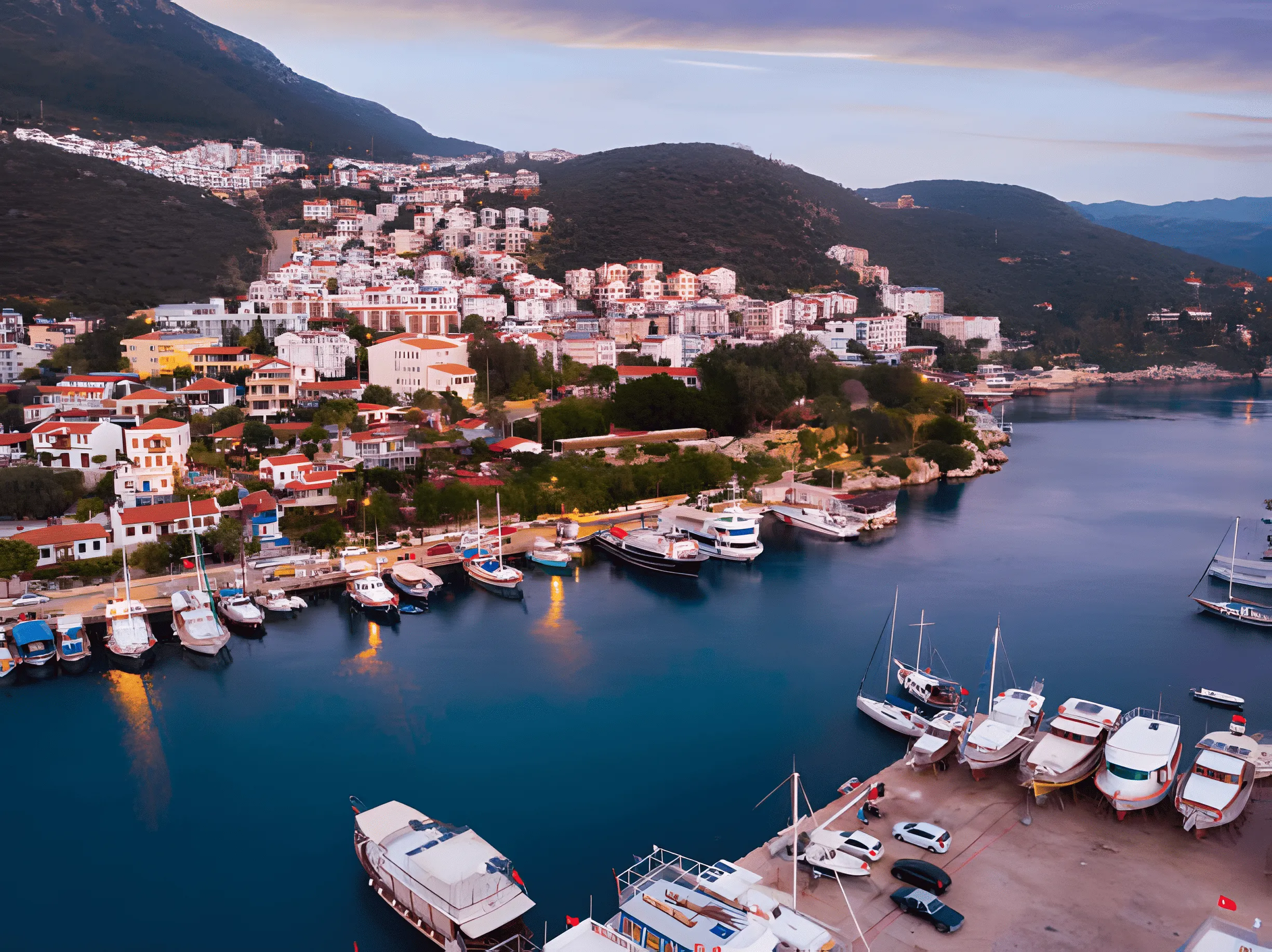 Kaş'ta Kış